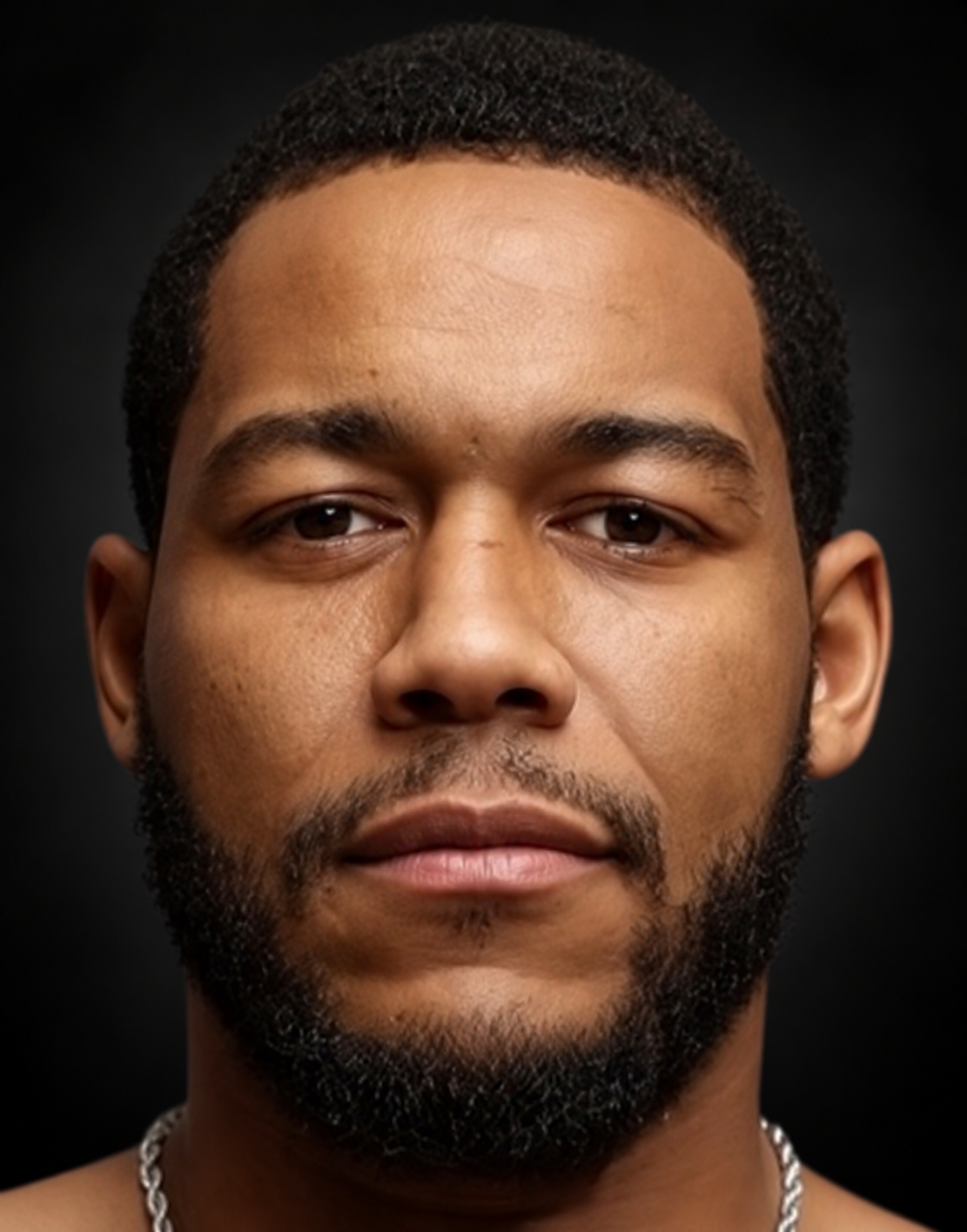Michael Hunter boxing profile portrait